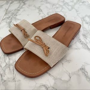 Naturalizer Square Toe Slide Sandals